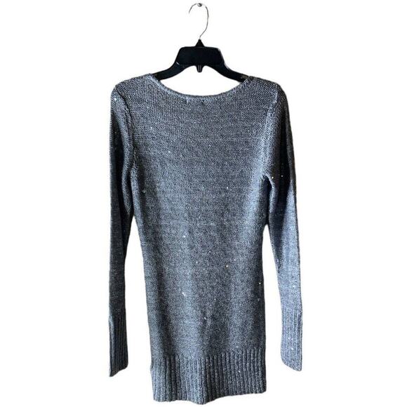 Guess Vintage Sparkling Sweater Knit Womens Size Large Long Sleeve Tunic - Picture 2 of 9